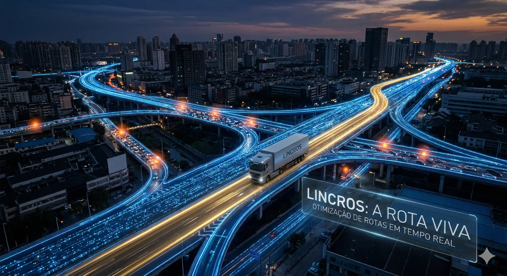 Rotas vivas pela cidade — Lincros, parte do Grupo Sankhya, transformando a logística brasileira desde 2012
